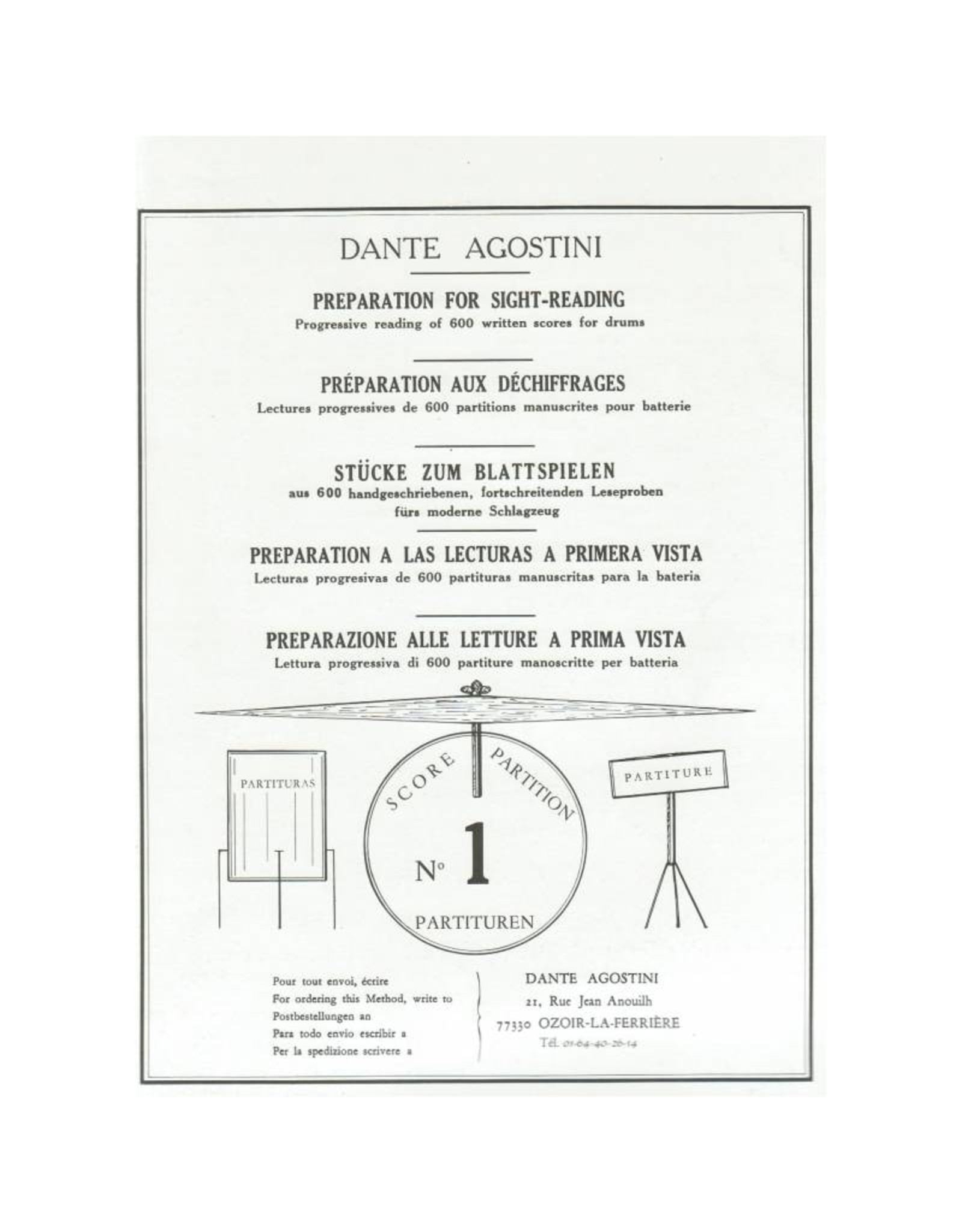 de Haske Dante Agostini preparation for sight reading part 1