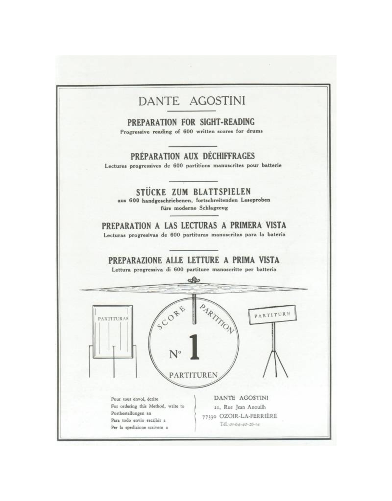 de Haske Dante Agostini preparation for sightreading deel 1