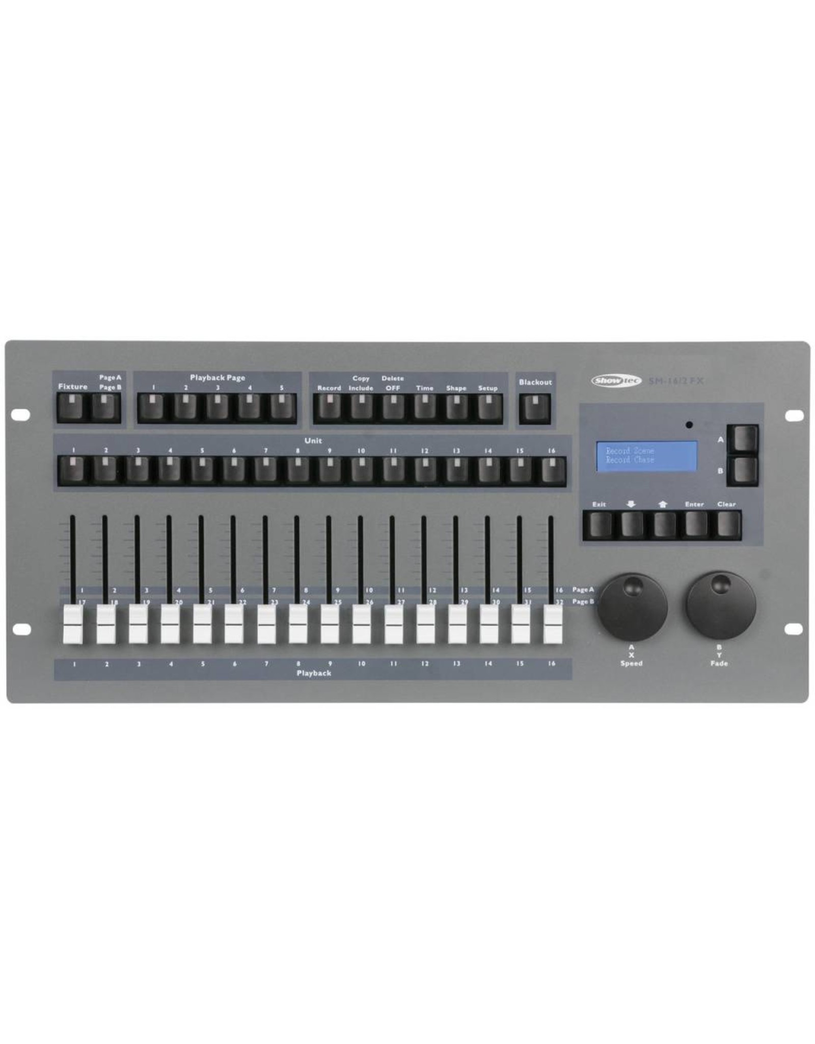 Showtec  SM-16/2 FX 32 Channel Lighting Desk with Shape Engine 50702