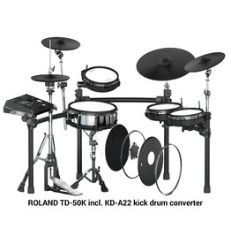 Roland TD-50K incl. KD-A22 kick drum converter