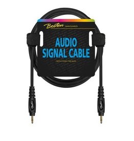 Boston Audio-Signalkabel, 3,5 mm Mini-Stereo-Miniklinke auf Stereo, 3,00 Meter