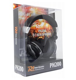 PD Power Dynamics PH200 DJ Headphones Black