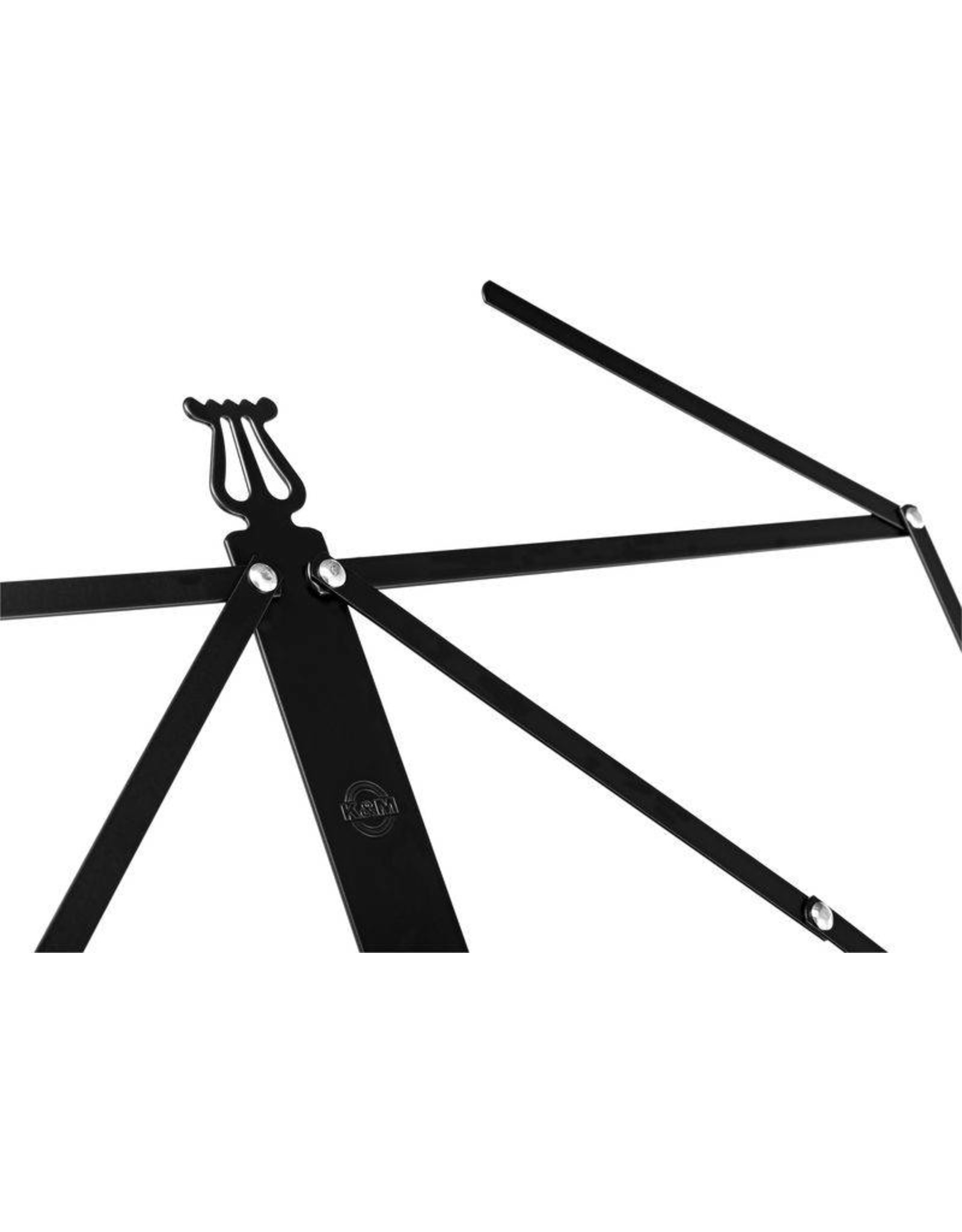 K&M K & M 101 Black desk foldable collapsible