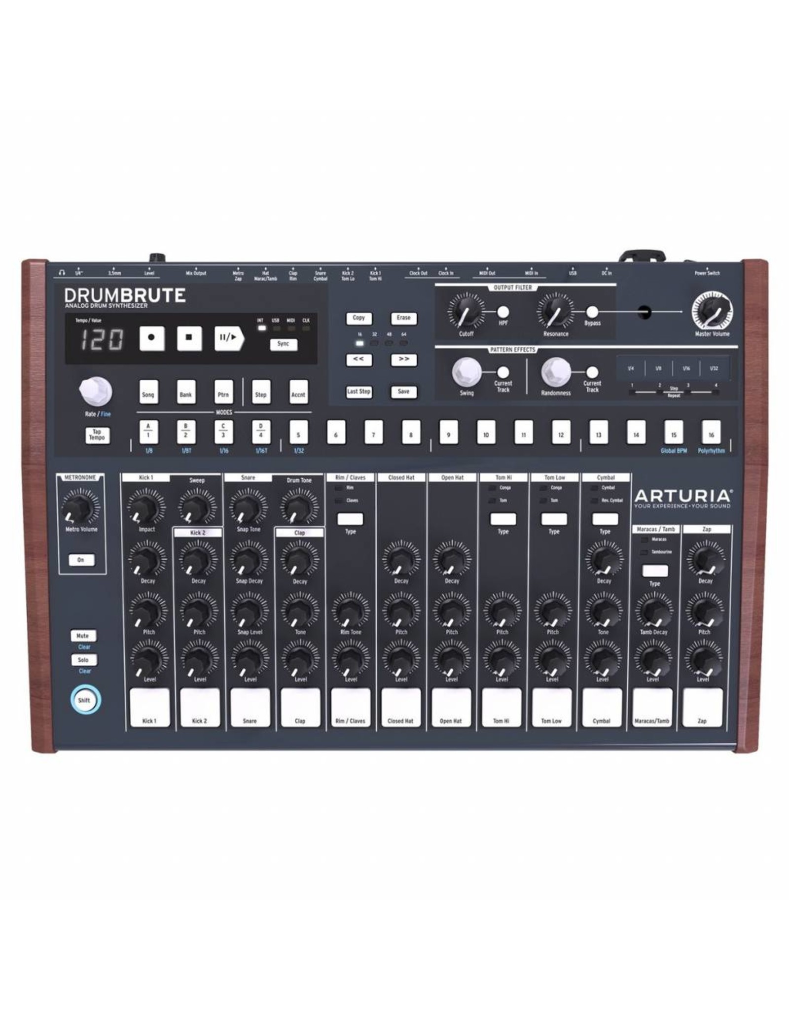 Arturia Drum Brute analog drum machine