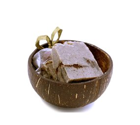 Oh Lou Lou! Coco Soap in Coco Bowl Coffee Oh Lou Lou! Coco Soap in Coco Bowl Coffee