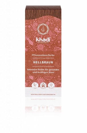 Khadi henna haarverf Lichtbruin Khadi henna haarverf Lichtbruin