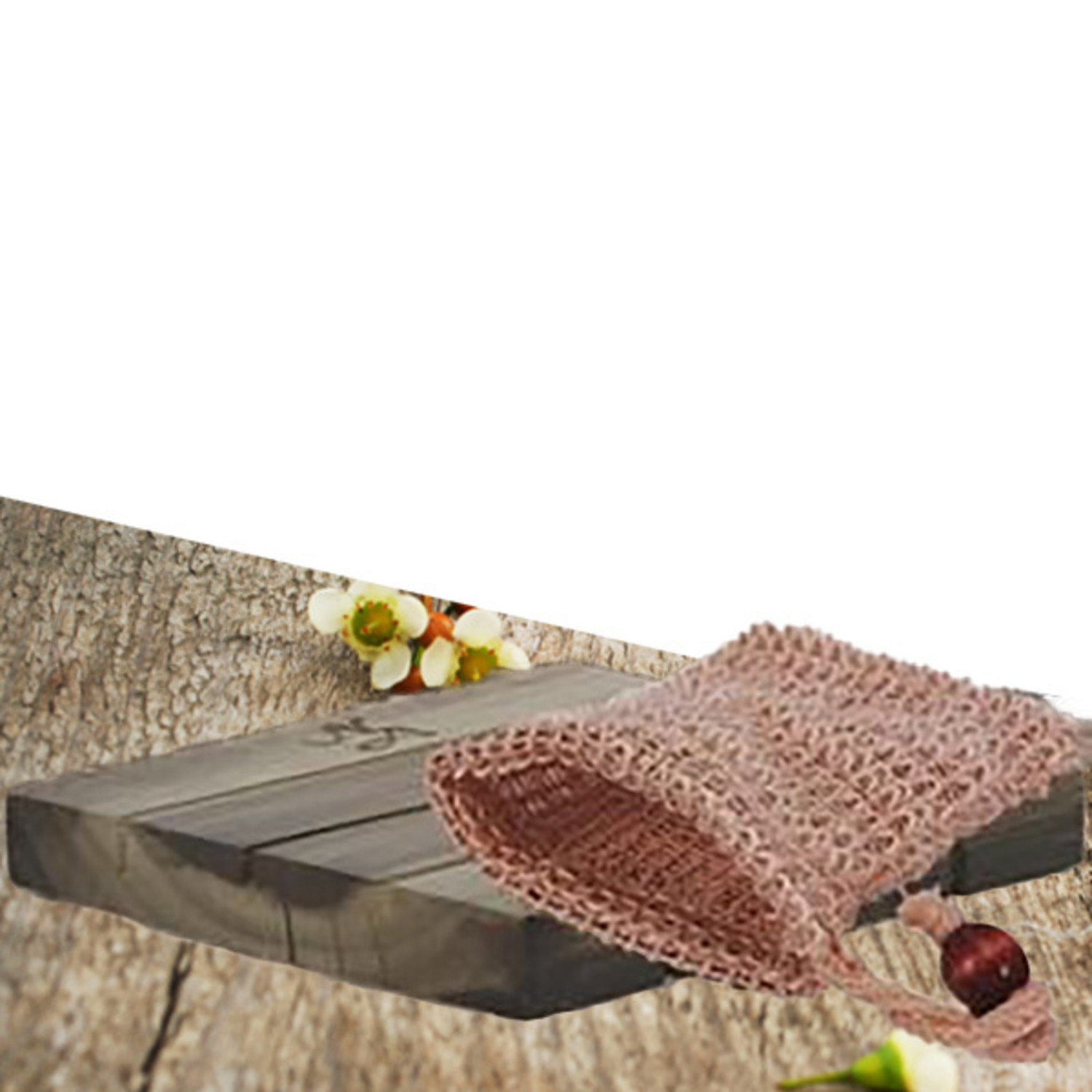 Cadeautje Voor De Juf: Monoi 125 G. Sisal Zeepzakje - Savon De Marseille Zeep Geschenkset Geschenk Juf Cadeautje Voor De Juf: Monoi 125 G. Sisal Zeepzakje - Savon De Marseille Zeep Geschenkset Geschenk Juf