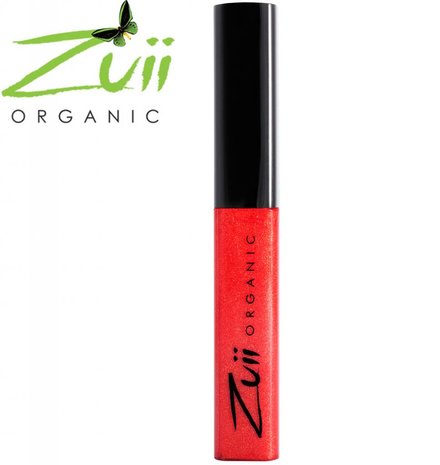 Zuii Organic Getinte hoogglans lippenbalsem Ruby Rose