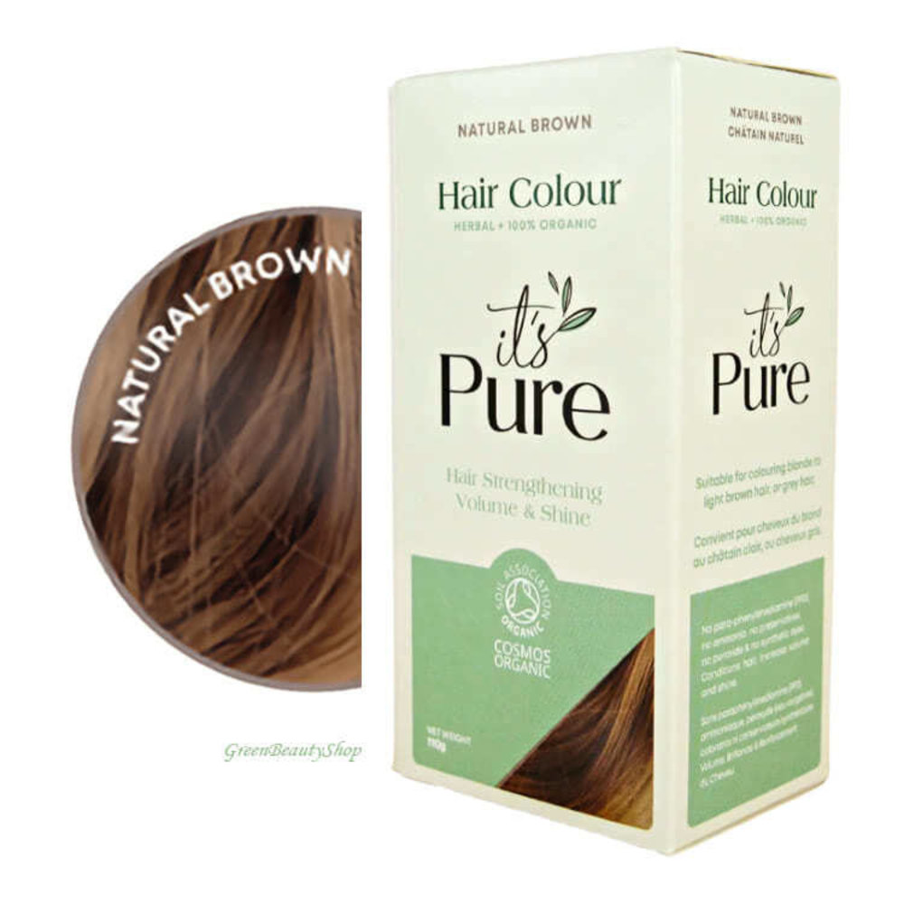 It's Pure Organics Biologische Henna haarverf Naturel Bruin It's Pure Organics Biologische Henna haarverf Naturel Bruin