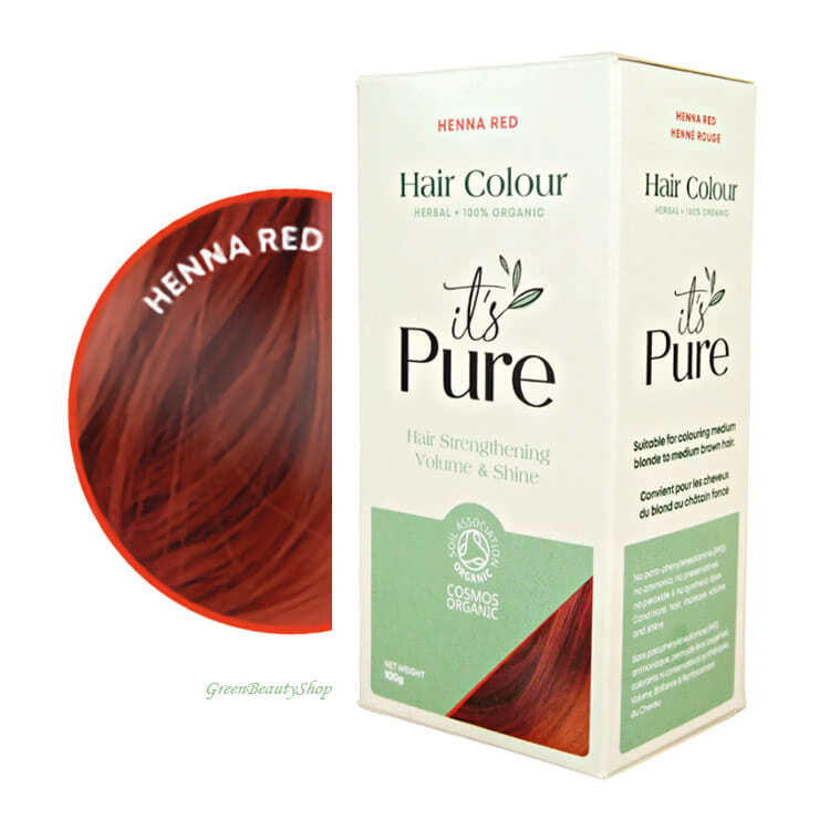 It's Pure Pure Henna Rood - The Green Shop