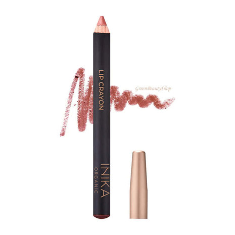 Inika Organic Lippenstift Crayon Rose Nude – 100% Natuurlijk Koper Rosé Lipproduct