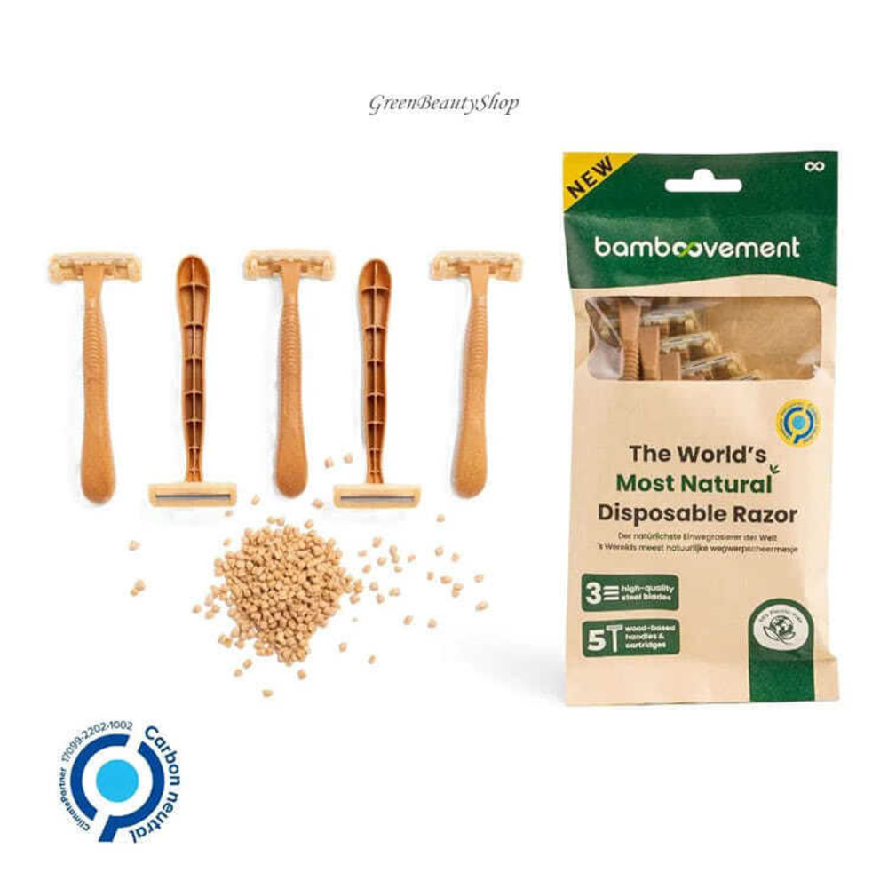 Bamboovement Eco Scheermesjes Biocomposiet Bamboovement Eco Scheermesjes Biocomposiet