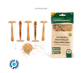Bamboovement Eco Scheermesjes Biocomposiet Bamboovement Eco Scheermesjes Biocomposiet