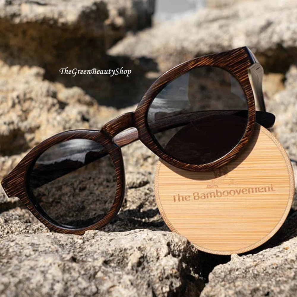 Bamboovement Zonnebril Amsterdam Zwarte Lenzen