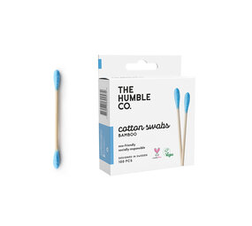 Humble Brush Bamboe Wattenstaafjes Blauw Humble Brush Bamboe Wattenstaafjes Blauw