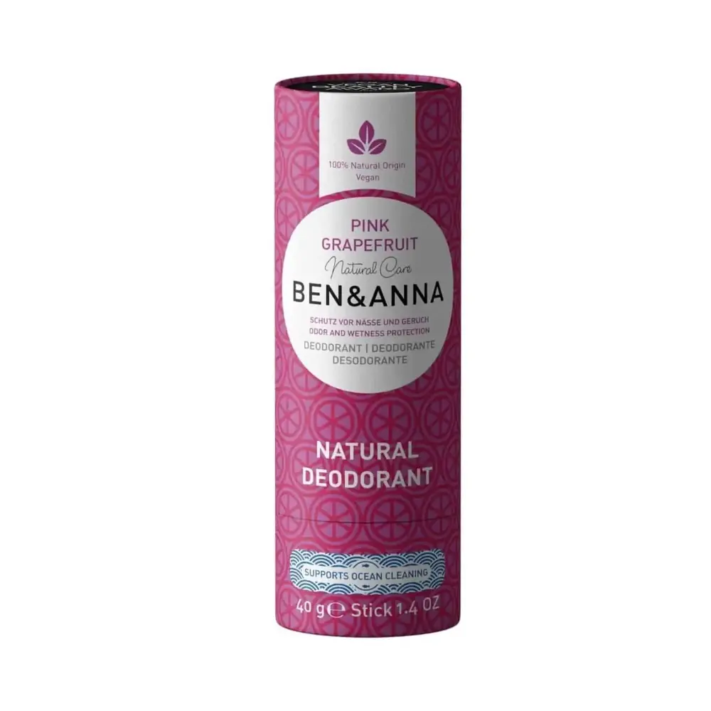 Ben & Anna Natuurlijke Eco Deo Pink Stick Grapefruit