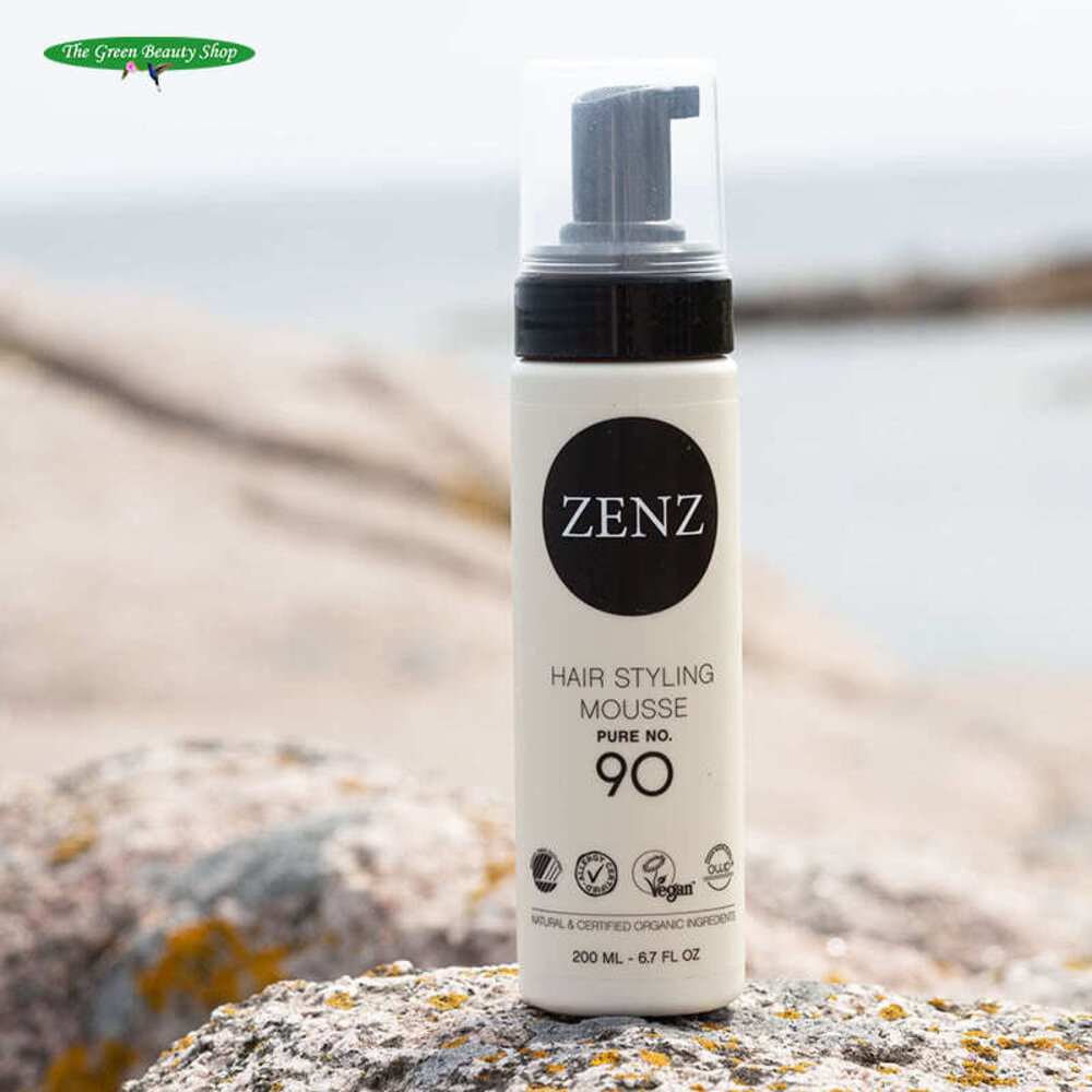 ZENZ hypoallergene natuurlijke haar styling mousse The Green Beauty Shop