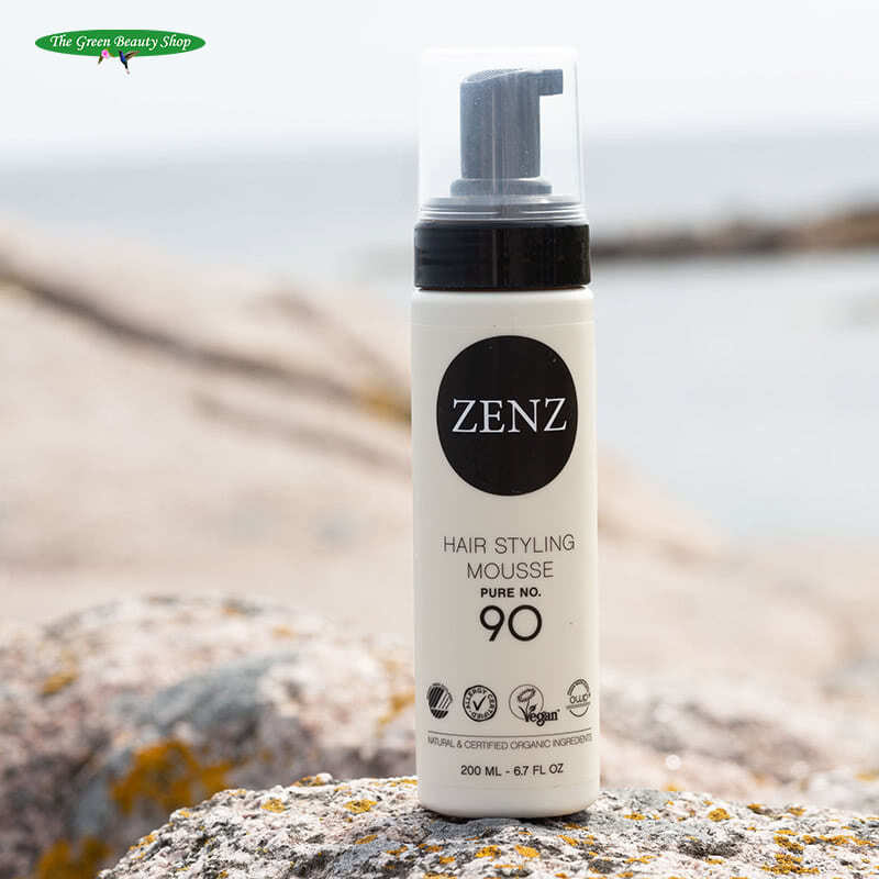 ZENZ hypoallergene natuurlijke haar styling mousse - The Green