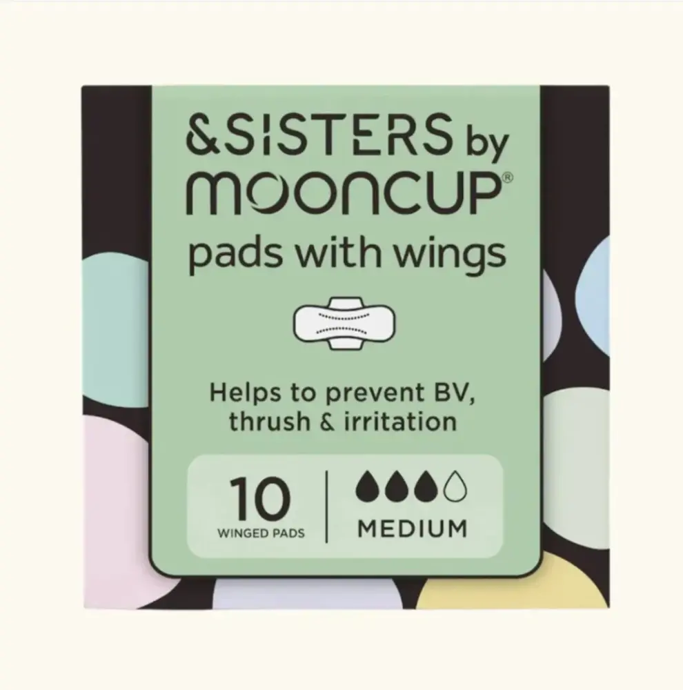 AndSisters Plasticvrij Maandverband Wings Medium AndSisters Plasticvrij Maandverband Wings Medium