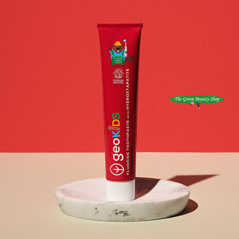 Georganics Kindertandpasta met Aardbeiensmaak & Fluoride Georganics Kindertandpasta met Aardbeiensmaak & Fluoride