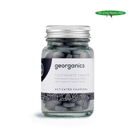 Georganics Minerale Tandpasta Tabletten Actieve Kool
