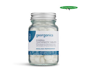 Georganics Minerale Tandpasta Tabletten Pepermunt Georganics Minerale Tandpasta Tabletten Pepermunt