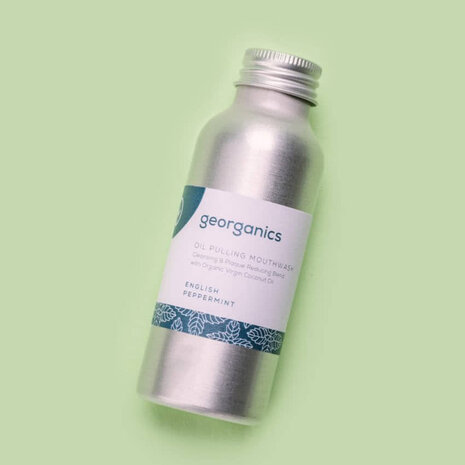 Georganics Natuurlijke olie-mondspoeling met pepermunt