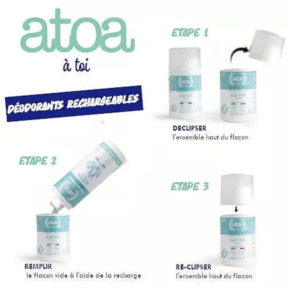 Atoa natuurlijke navulbare roll-on deodorant Bamboe Atoa natuurlijke navulbare roll-on deodorant Bamboe
