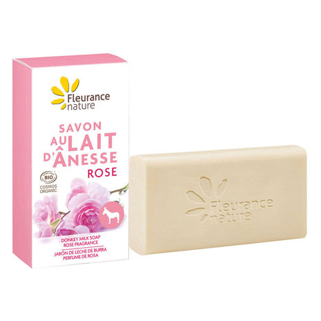 Fleurance Nature Biologische Zeep met Ezelinnenmelk - Roos