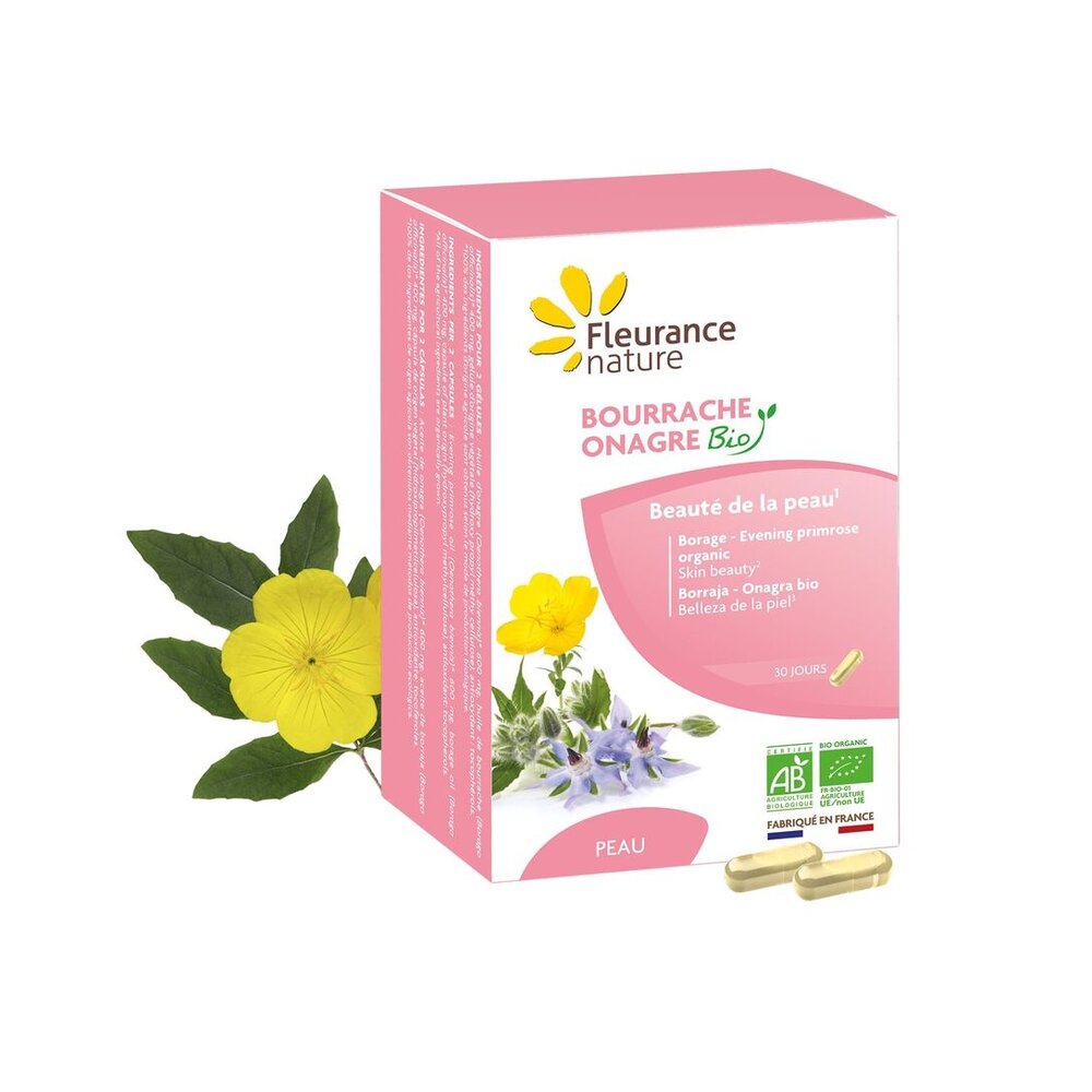Fleurance Nature Biologisch Bernagie-Teunisbloem Huidsupplement