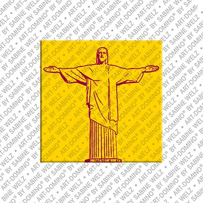 ART-DOMINO® BY SABINE WELZ Rio De Janeiro – Christus-Statue