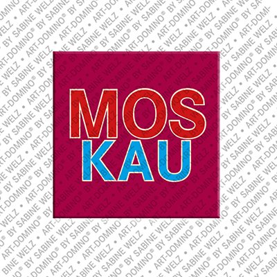 MAGNET-STORIES Moskau – Schriftzug