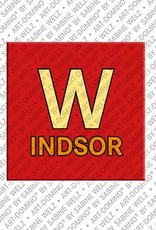 MAGNET-STORIES Windsor – Schriftzug