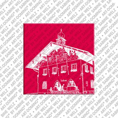 ART-DOMINO® BY SABINE WELZ Tegernsee – Rathaus Bad Wiessee