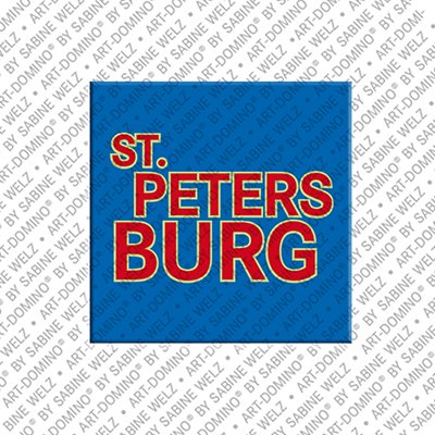 MAGNET-STORIES St. Petersburg – Schriftzug