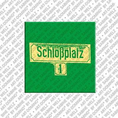 MAGNET-STORIES Wiesbaden – Schild Schloßplatz 1