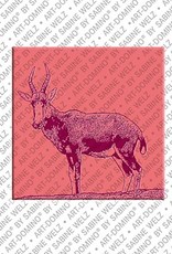 MAGNET-STORIES Animals in POP ART -  Chevreuil