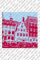 ART-DOMINO® BY SABINE WELZ Kopenhagen – Nyhavn - Skyline links