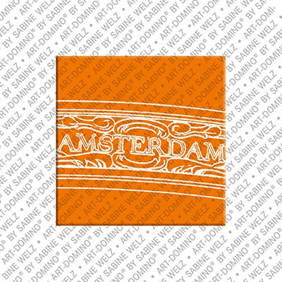 MAGNET-STORIES Amsterdam – Schild Amsterdam von altem Segler