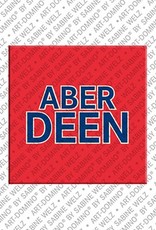 ART-DOMINO® BY SABINE WELZ Aberdeen – Schriftzug
