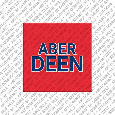 ART-DOMINO® BY SABINE WELZ Aberdeen – Schriftzug