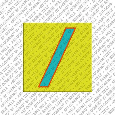MAGNET-STORIES Zeichen Slash – Magnet mit dem Zeichen Slash