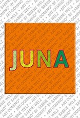 MAGNET-STORIES Juna - Magnet with the name Juna