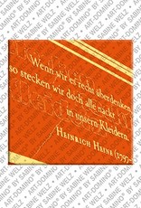 MAGNET-STORIES Weimar - Heinrich Heine quote on house wall