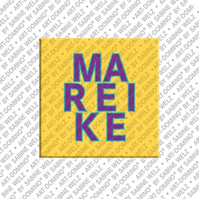 ART-DOMINO® BY SABINE WELZ Mareike - Magnet mit dem Vornamen Mareike