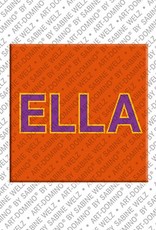 ART-DOMINO® BY SABINE WELZ Ella - Aimant avec le nom Ella