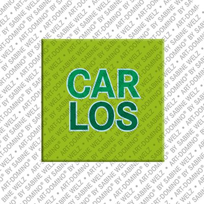 MAGNET-STORIES Carlos – Magnet mit dem Vornamen Carlos