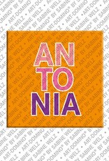 MAGNET-STORIES Antonia – Magnet with the name Antonia