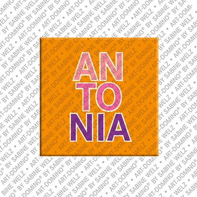 MAGNET-STORIES Antonia – Magnet with the name Antonia