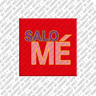 ART-DOMINO® BY SABINE WELZ Salomé - Aimant avec le nom Salomé